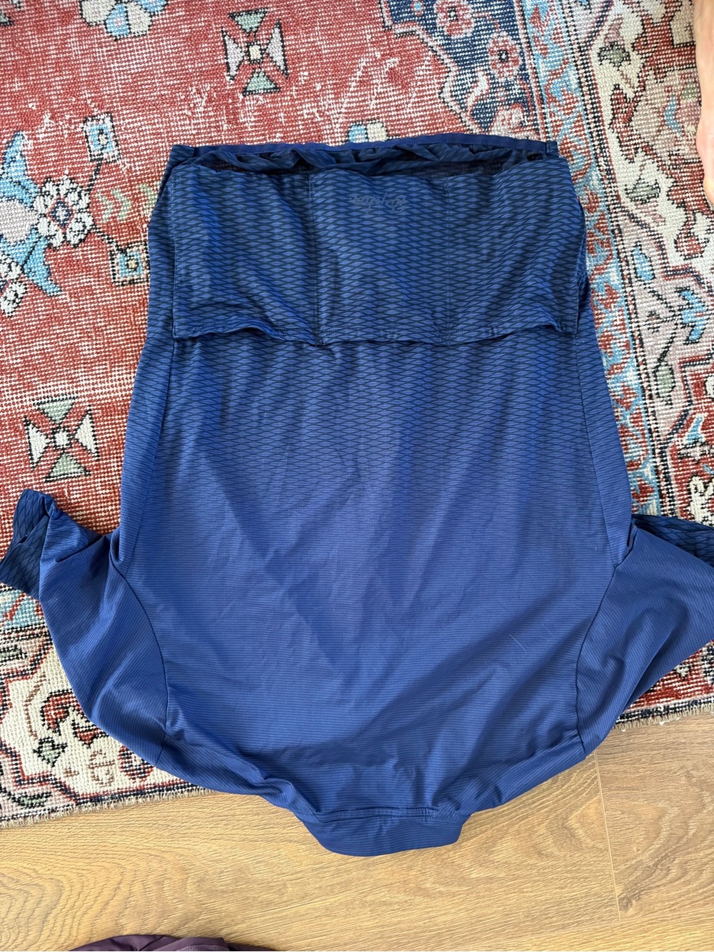Rapha Navy Blue Cycling Jersey with Front Zip - Picture 5 of 5